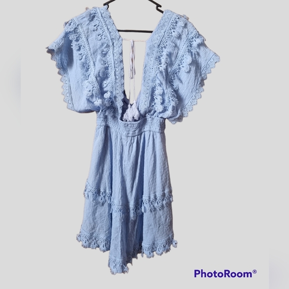 Light blue Indikah dress - Picture 2 of 5